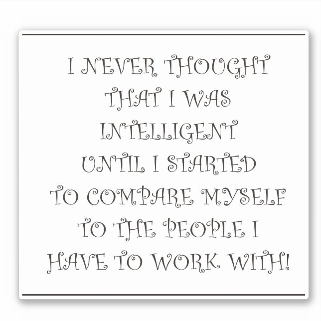 Absolut echte Aufkleber (Vorderseite)