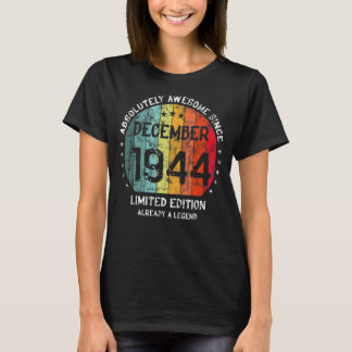 Absolut Phantastisch seit Dezember 1944 Mann Frau  T-Shirt