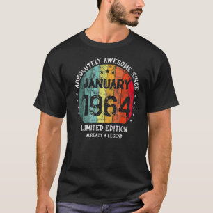 Absolut Phantastisch seit Januar 1964 Mann Frau Bi T-Shirt
