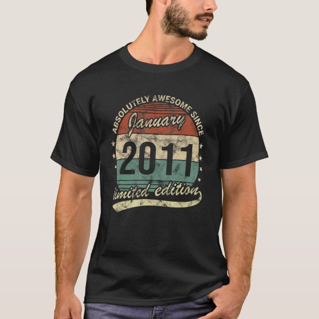 Absolut Phantastisch seit Januar 2011 T-Shirt (Vorderseite)