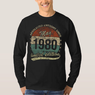 Absolut Phantastisch seit Mai 1980 Mann Frau Birth T-Shirt