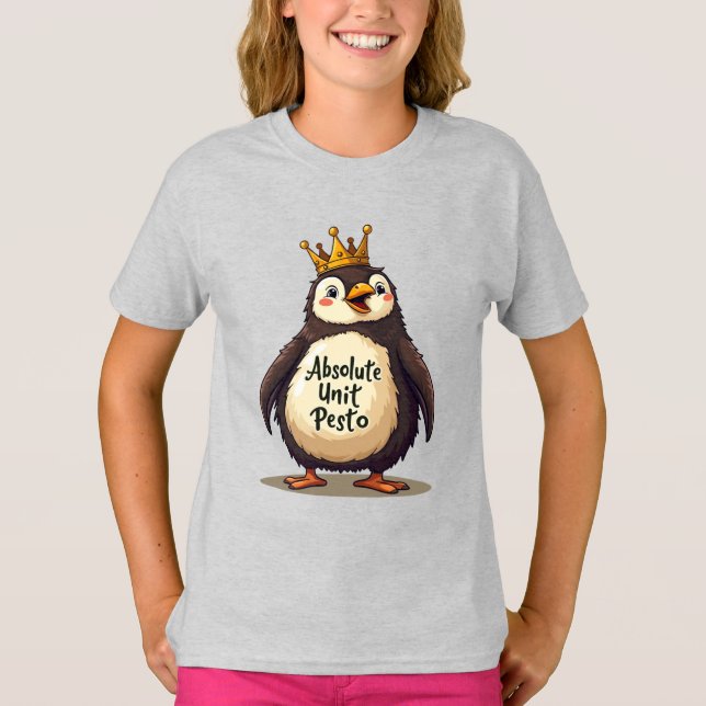 Absolute Einheit Pesto - The King Penguin T-Shirt (Vorderseite)