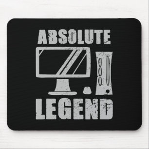 Absolute Legend Funny Video Game Player Quote PC G Mousepad