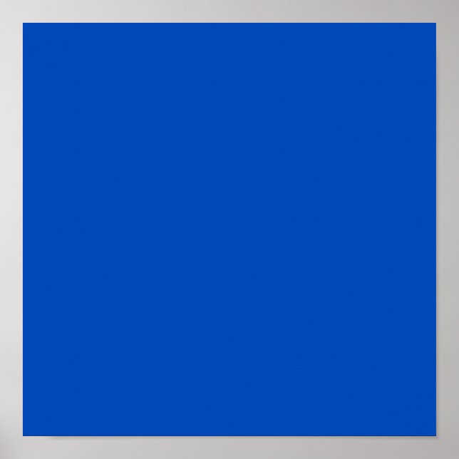 Absolute Null (feste Farbe) Poster (Vorne)