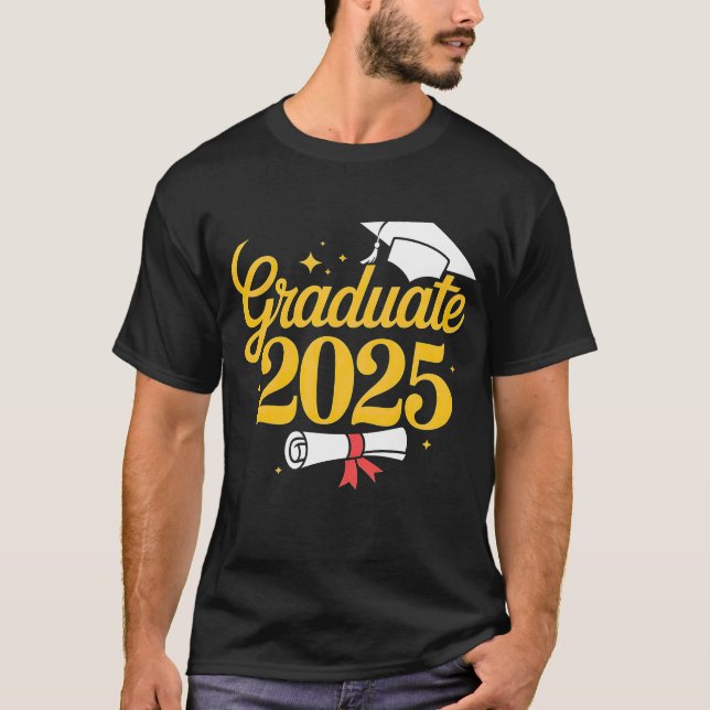 Absolvent 2025 Bow T-Shirt (Vorderseite)