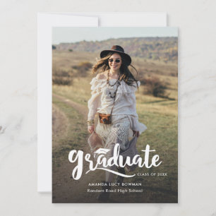 Absolvent 2025 Niedlich Foto Abschluss Ankündigung