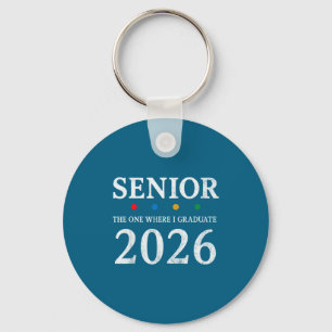 Absolvent 2026 eins wo ich den Abschluss mache Kap Schlüsselanhänger