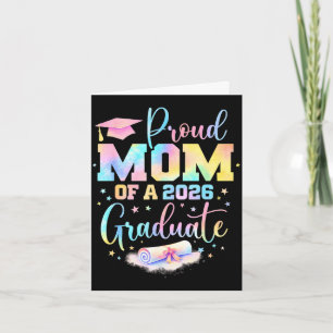 Absolvent 2026 stolze Mutter eines Absolventen der Karte