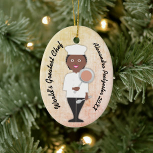 Absolvent der afrikanischen Amerikanerin Koch Keramik Ornament