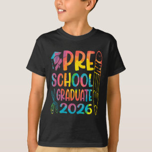 Absolvent der Vorschule 2026 Abschlussklasse 2026 T-Shirt
