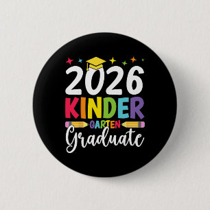 Absolvent der Vorschule 2026 Vorschulabschluss Ki Button