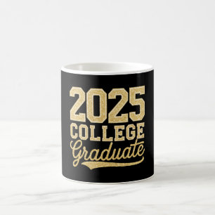 Absolvent des Colleges 2025 Abschluss Senior Schoo Kaffeetasse