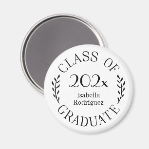 Absolvent des Jahrgangs 2026 Name Elegante Typogra Magnet