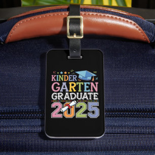 Absolvent des Kindergartens 2025 Abschluss Schule Gepäckanhänger