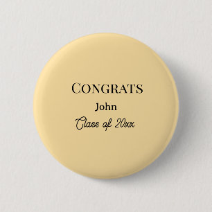 Absolvent Junge Name Gratulation Datum Jahr Text Button