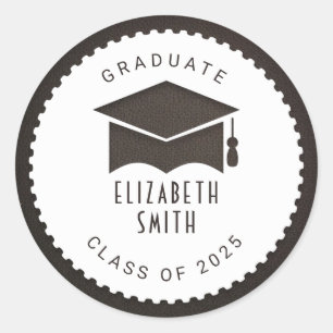 Absolvent Runder Aufkleber