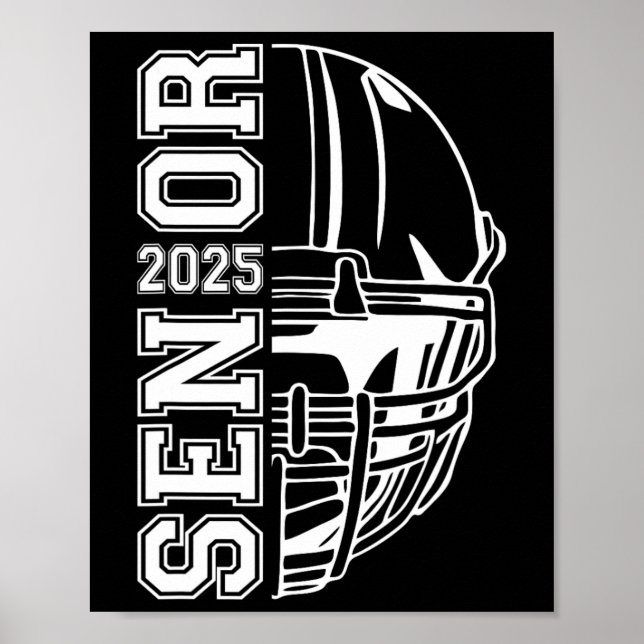 Absolvent Senior CL of 2025 Abschluss American Foo Poster (Vorne)