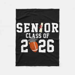 Absolvent Senior CL of 2026 Abschluss American Foo Fleecedecke