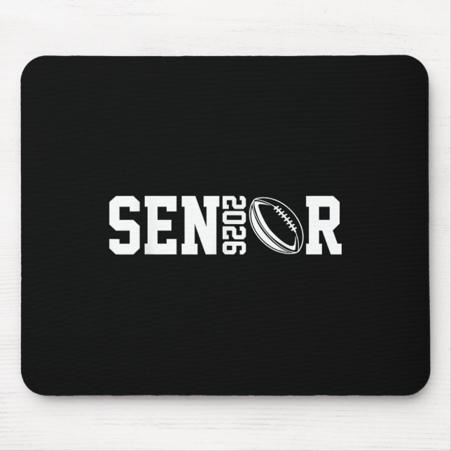 Absolvent Senior CL of 2026 Abschluss American Foo Mousepad (Vorne)