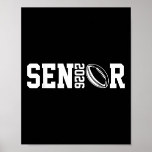 Absolvent Senior CL of 2026 Abschluss American Foo Poster