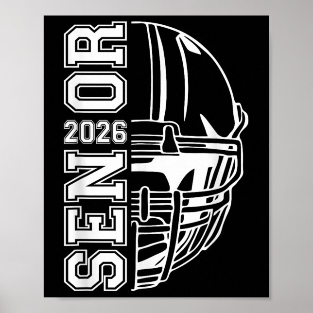Absolvent Senior CL of 2026 Abschluss American Foo Poster (Vorne)