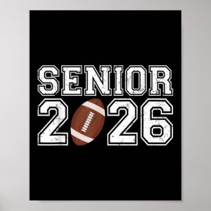 Absolvent Senior CL of 2026 Abschluss American Foo Poster
