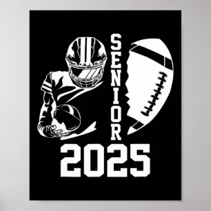Absolvent Senior Cl Von 2025 Abschluss Amerikanisc Poster