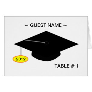 Absolvent-Tabelle # Platzkarte