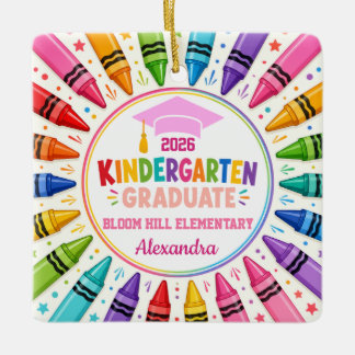 Absolventen-Andenken für den Kindergarten mit indi Keramikornament