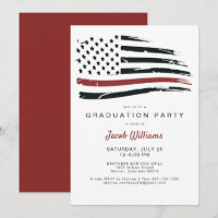 Absolventen der Thin Red Line des Feuerwehrmanns