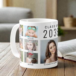 Absolventen-Foto-Collage Abschlussfeier Kaffeetasse