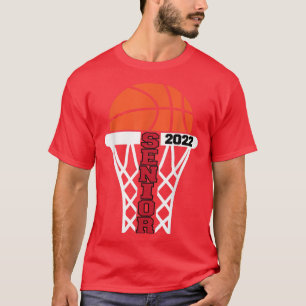 Absolventen Senior Klasse 2022 Abschluss Basketbal T-Shirt