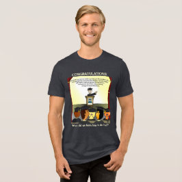 Absolventen Tri-Blend Shirt