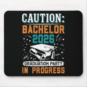 Absolventen Warnung Bachelor 2026 Abschlussfeier G Mousepad