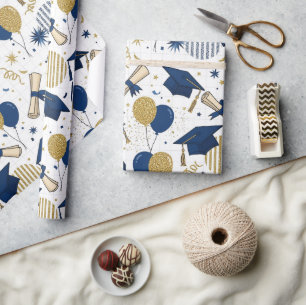 Absolventenparty Abschluss Geschenkpapier