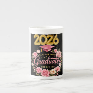 Absolventin des Jahrgangs 2026 Sie hat es geschaff Prozellantasse
