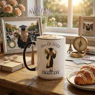 Absolventin individuell anpassbares Jahr Tasse