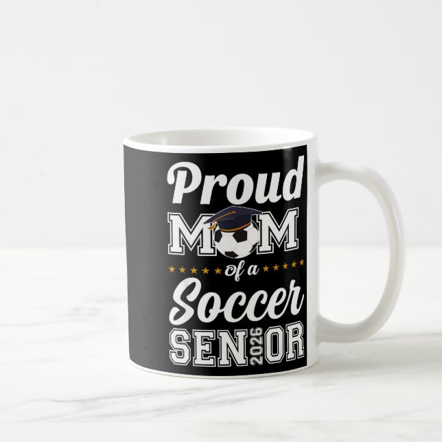 Absolventin Mutter Cl Von 2026 Fußballmutter Absch Kaffeetasse (Rechts)