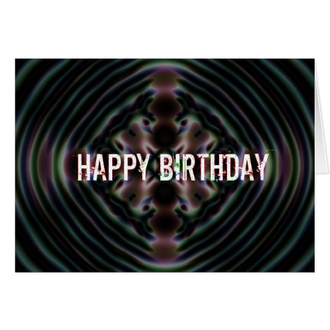 Abstact Birthday (Vorderseite (Horizontal))