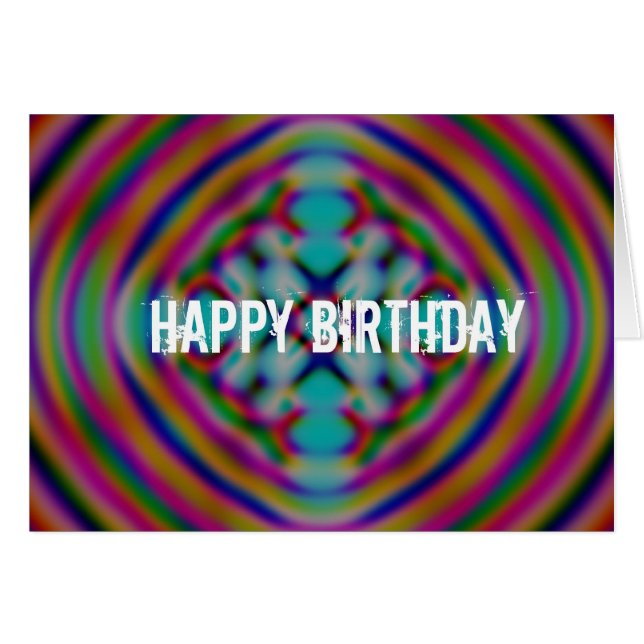 Abstact Birthday (Vorderseite (Horizontal))