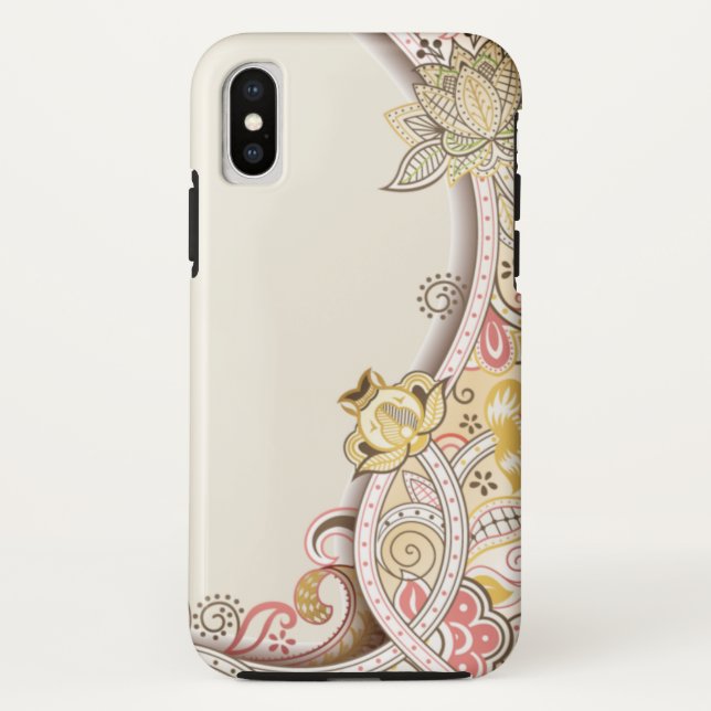Abstact Blume Vector iPhone XS Fall Case-Mate iPhone Hülle (Rückseite)
