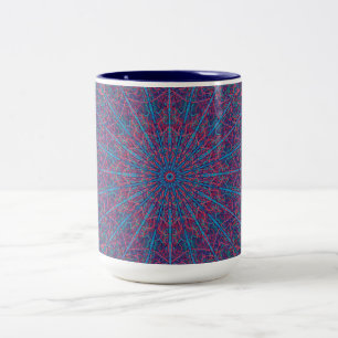 Abstact Kaffee-Tasse (1) Zweifarbige Tasse