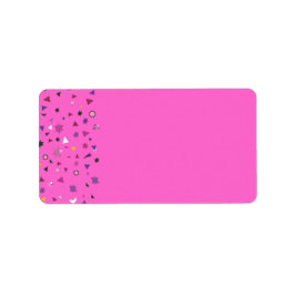 Abstact Tree of Life Bat Mitzvah Einladung Adressaufkleber