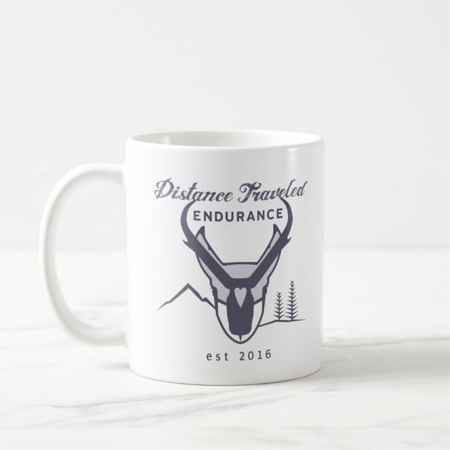 Abstand reiste Ausdauer-Kaffee-Tasse Kaffeetasse (Links)