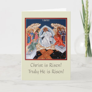 Abstieg in die Hades Pascha Grußkarte Karte