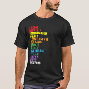 Abstimmung 2018 Zwischenwahlen - Progressive Demok T-Shirt