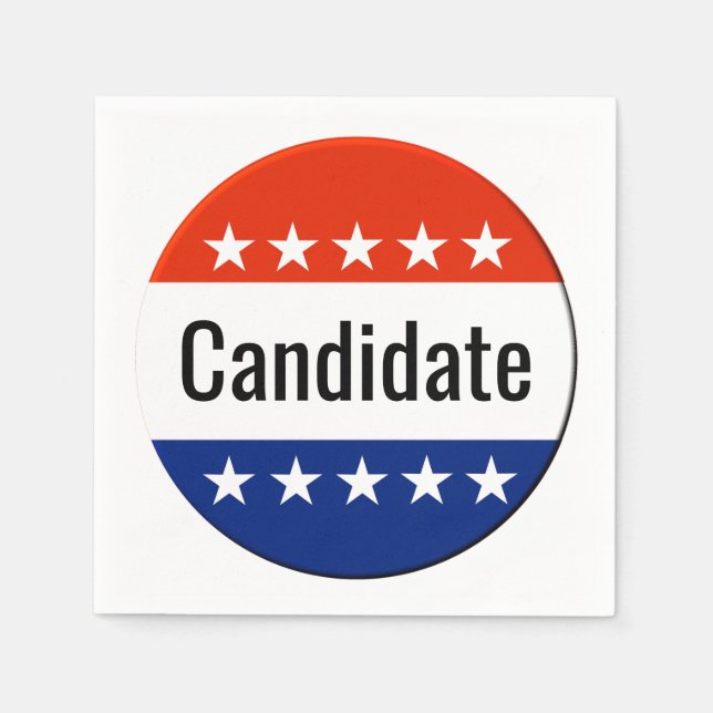 Abstimmung 2026 Zwischenwahlen Serviette (Vorderseite)