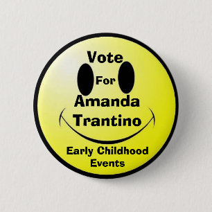Abstimmung, Amanda Trantino, frühe Button