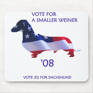 ABSTIMMUNG Amerikaner-Dackel Mousepad