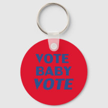 Abstimmung Baby Vote - blau rot